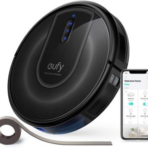 eufy RoboVac G30 Verge, Robot Vacuum with Home Mapping, 2000Pa Suction, Wi-Fi, Boundary Strips, for Carpets and Hard Floors