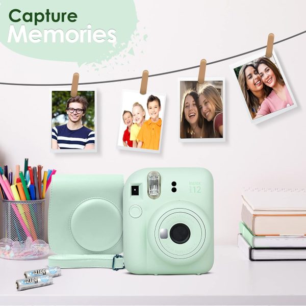 Fujifilm Instax Mini 7+ Camera, Easy to Operate, Portable, Handy Selfie Mirror, Polaroid Camera, Perfect for Beginners and Experts, Sleek and Stylish Design - Light Blue (Renewed) - Image 3