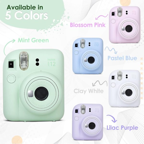 Fujifilm Instax Mini 7+ Camera, Easy to Operate, Portable, Handy Selfie Mirror, Polaroid Camera, Perfect for Beginners and Experts, Sleek and Stylish Design - Light Blue (Renewed) - Image 7
